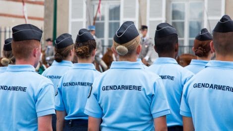 Parade de la gendarmerie nationale