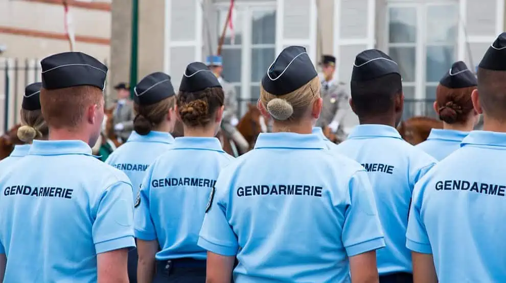 Parade de la gendarmerie nationale