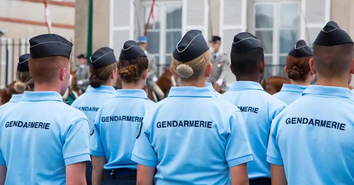 Parade de la gendarmerie nationale