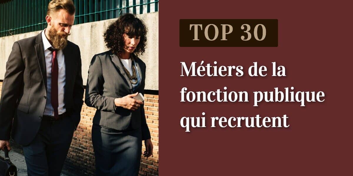 metiers fonction publique