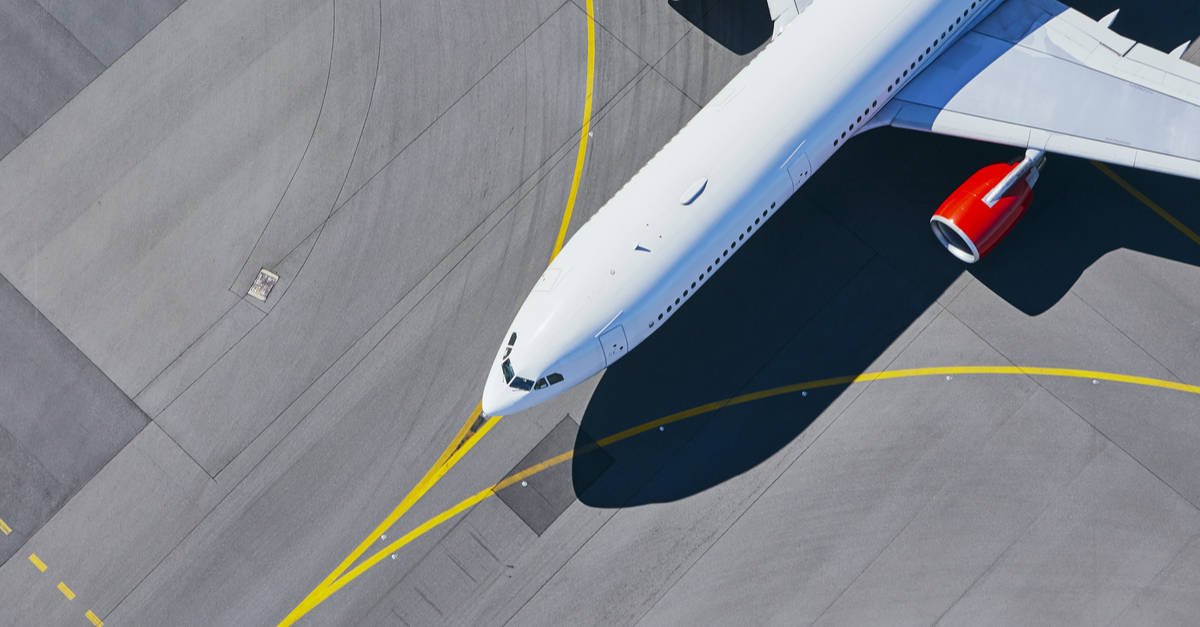 avion au sol