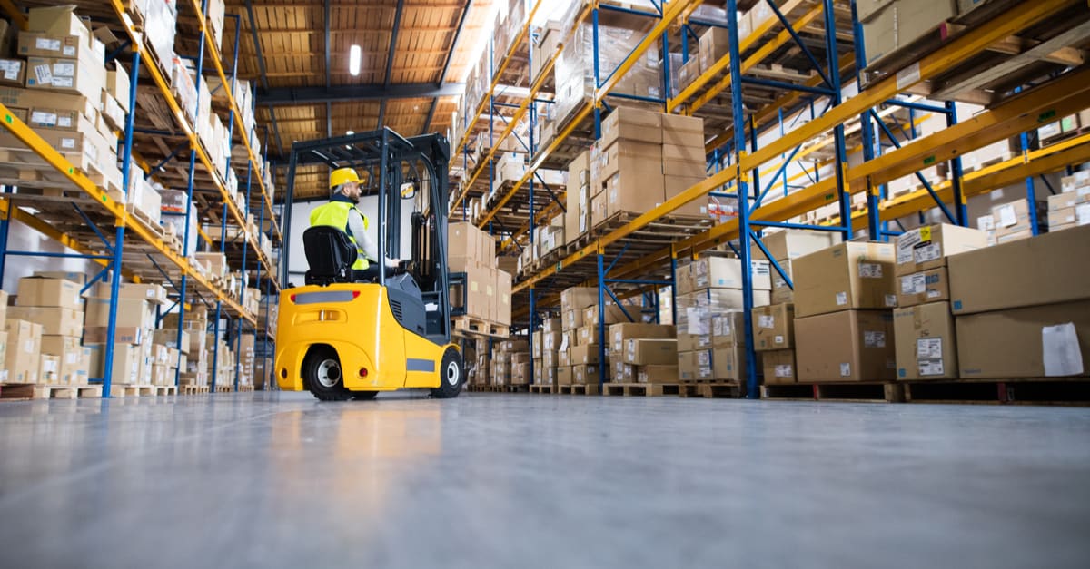 Déplacement de marchandise dans un entrepot