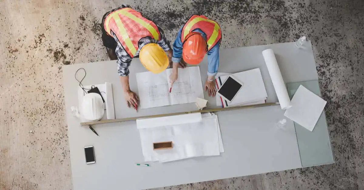 Réunion d'organisation de chantier