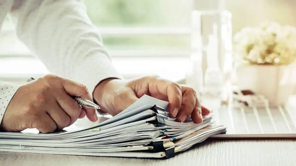 Classement de documents administratifs