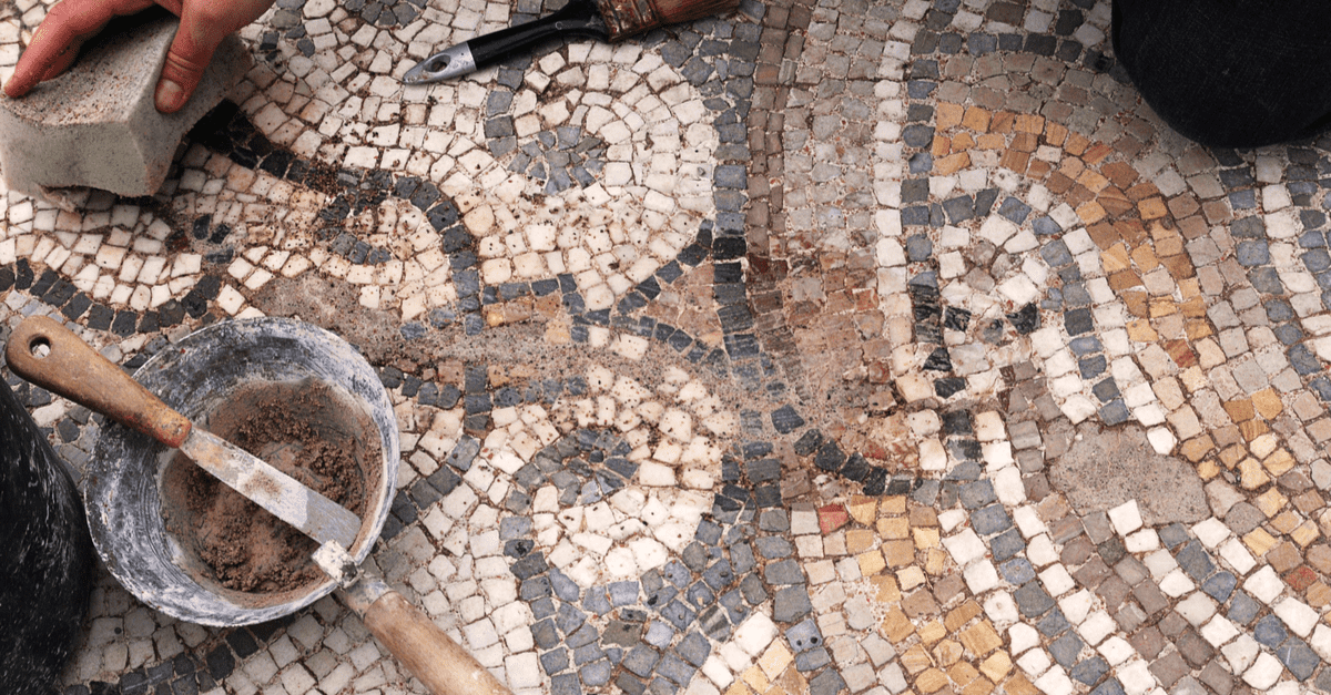 Réalisation d'une mosaique