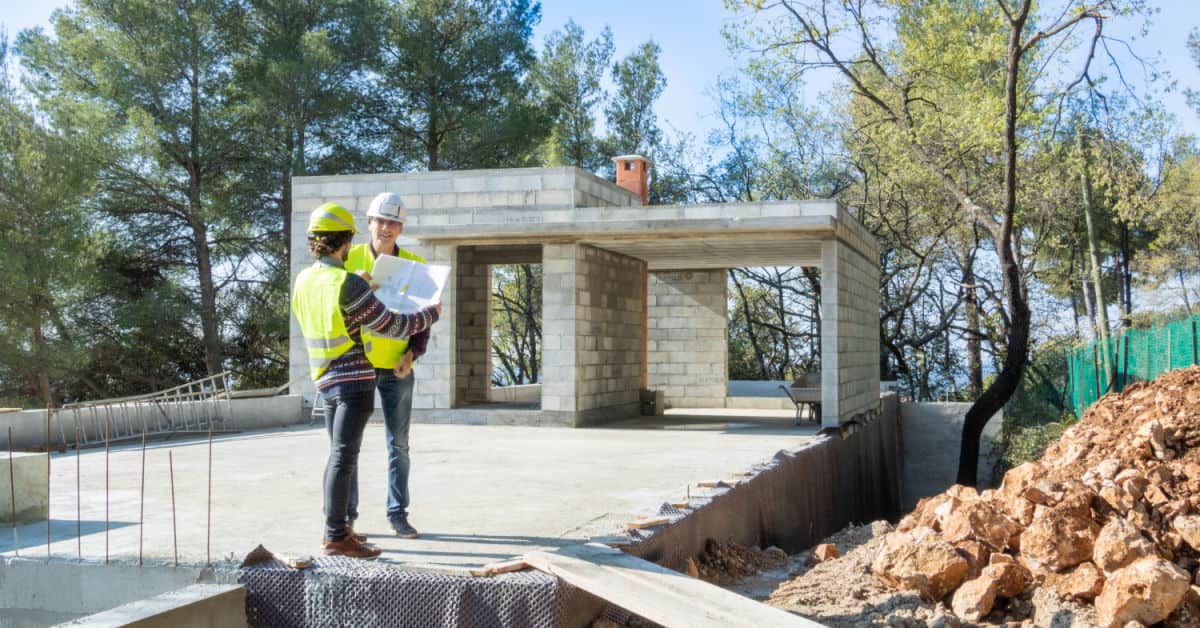 Réunion sur un chantier